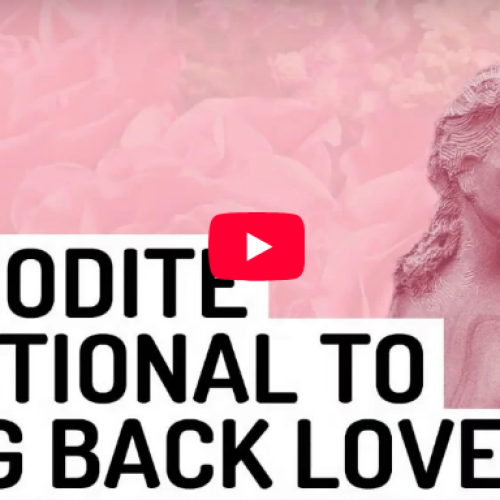 Aphrodite Prayer: Wiccan Goddess of Love & Beauty Chant