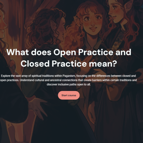 What does Open Practice and Closed Practice mean?